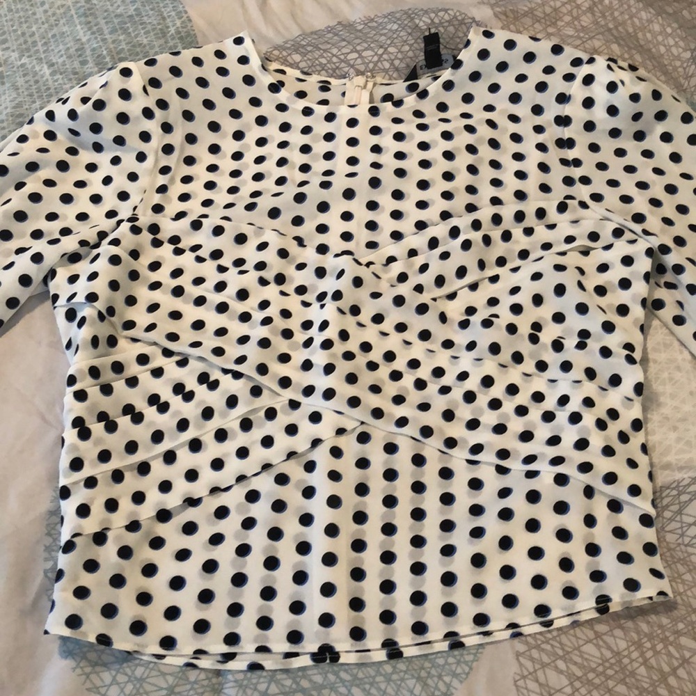 Express Polka Dot Blouse